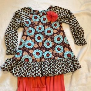 Peaches ‘n Cream Girls 6x outfit, fall colors